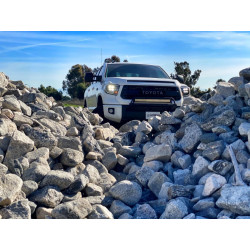 Buy Front headlights Toyota Tundra 2014-2021 LED NOVA Series Carbon-Black Alpharex Axhl-Tun14-PPTS-PLB-A