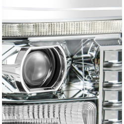 Buy Front headlights Ford Super Duty 2011-2016 Pro Series Chrome Alpharex AHL-FD11-P-S-C