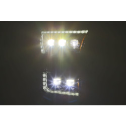 Buy Ford Ford F150 2015-2017 LED Nova Series Black Alpharex Axhl-FF15-PPTS-PL-B-A-G2