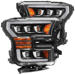 Buy Ford Ford F150 2015-2017 LED Nova Series Black Alpharex Axhl-FF15-PPTS-PL-B-A-G2