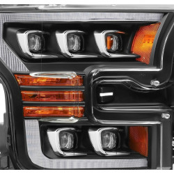 Buy Ford Ford F150 2015-2017 LED Nova Series Black Alpharex Axhl-FF15-PPTS-PL-B-A-G2