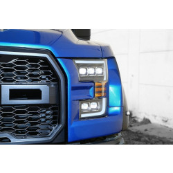 Buy Ford Ford F150 2015-2017 LED Nova Series Black Alpharex Axhl-FF15-PPTS-PL-B-A-G2