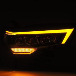 Buy Front headlights Toyota 4Runner 2014-2022 LED Nova Series Color Alpha-Black Alpharex AHL-T414-N-LB