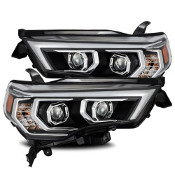 Купити Передні фари Toyota 4Runner 2014-2022 LED LUXX серія чорні AlphaRex AHL-T414-PL-SA-B