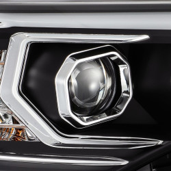 Купити Передні фари Toyota 4Runner 2014-2022 LED LUXX серія чорні AlphaRex AHL-T414-PL-SA-B