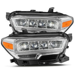 Buy Front headlights Toyota Tacoma 2016-2022 LED NOVA series Chrome Alpharex Ahl -tt16-N-C
