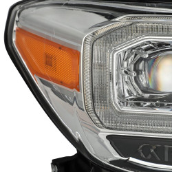 Buy Front headlights Toyota Tacoma 2016-2022 LED NOVA series Chrome Alpharex Ahl -tt16-N-C