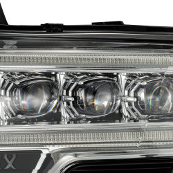 Buy Front headlights Toyota Tacoma 2016-2022 LED NOVA series Chrome Alpharex Ahl -tt16-N-C