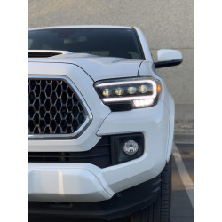 Buy Front headlights Toyota Tacoma 2016-2022 LED NOVA Black Alpharex Ahl -tt16-N-B series