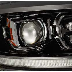 Buy Front headlights Dodge Ram 1500 Classic 2009-2023 LED LUXX Series Color Alpha-Black Alpharex AHL-DR09-PL-G4-SA-LB