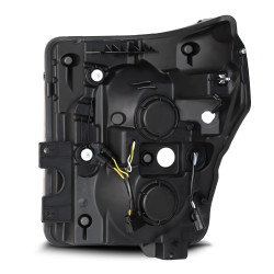 Buy Front headlights Ford Super Duty 2011-2016 LED NOVA Series Color ALPHA-BLACK ALPHAREX AHL-FD11-N-FB