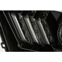 Buy Ford Mustang Ford 2010-2014 LED LUXX Series Carbon-Black Alpharex AHL-FM10-PL-SA-LB