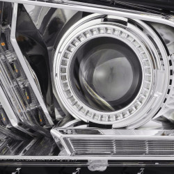 Купити Передні фари Ford Mustang 2010-2014 LED LUXX серія хром AlphaRex AHL-FM10-PL-SA-C