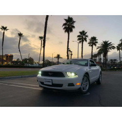 Купити Передні фари Ford Mustang 2010-2014 LED LUXX серія хром AlphaRex AHL-FM10-PL-SA-C