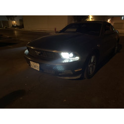 Купити Передні фари Ford Mustang 2010-2014 LED LUXX серія хром AlphaRex AHL-FM10-PL-SA-C