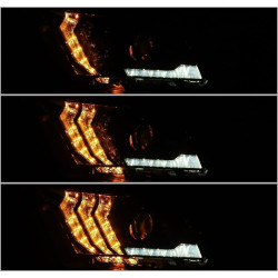 Купити Передні фари Ford Mustang 2010-2014 LED LUXX серія хром AlphaRex AHL-FM10-PL-SA-C