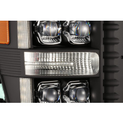 Купити Передні фари Ford Super Duty 2011-2016 LED NOVA серія чорні AlphaRex AHL-FD11-N-B