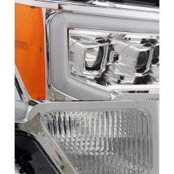 Купити Передні фари Ford F150 2009-2014 LED LUXX серія хром AlphaRex AHL-FF09-PL-AS-C