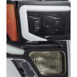 Купити Передні фари Ford F150 2009-2014 LED LUXX серія вуглево-чорні AlphaRex AHL-FF09-PL-AS-FLB