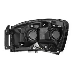 Купить Передние фары Dodge Ram 1500 Classic 2006-2008 PRO серия углево-черные AlphaRex AHL-DR06-P-S-LB