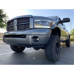 Купить Передние фары Dodge Ram 1500 Classic 2006-2008 LED LUXX серия цвет Alpha-Black AlphaRex AHL-DR06-PL-SA-LB
