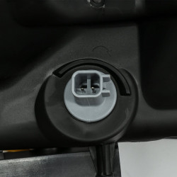 Купить Передние фары Dodge Ram 1500 Classic 2006-2008 LED NOVA серия черные AlphaRex AHL-DR06-N-B