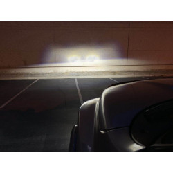 Купить Передние фары Dodge Ram 1500 Classic 2006-2008 LED NOVA серия черные AlphaRex AHL-DR06-N-B