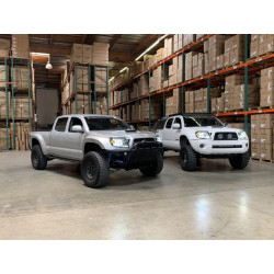 Купить Передние фары Toyota Tacoma 2005-2011 LED NOVA серия черные AlphaRex AHL-TT05-N-B