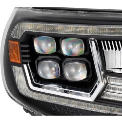 Купить Передние фары Toyota Tacoma 2005-2011 LED NOVA серия черные AlphaRex AHL-TT05-N-B