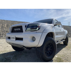 Купить Передние фары Toyota Tacoma 2005-2011 PRO серия хром AlphaRex AHL-TT05-P-S-C