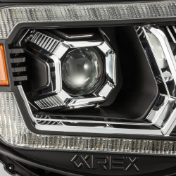 Купить Передние фары LED Toyota Tacoma 2005-2011 LED LUXX серия черные AlphaRex AHL-TT05-PL-SA-B