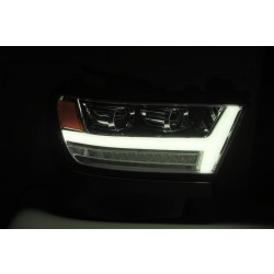 Купити Передні фари Dodge Ram 1500 2019-2023 LED LUXX серія хром AlphaRex AHL-DR19-PL-SA-C