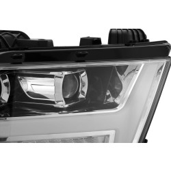 Купити Передні фари Dodge Ram 1500 2019-2023 LED LUXX серія хром AlphaRex AHL-DR19-PL-SA-C