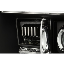 Купить Передние фары LED Toyota Tundra 2014-2021 LED LUXX серия черные AlphaRex AHL-TUN14-PL-SA-B