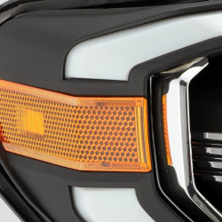 Купить Передние фары LED Toyota Tundra 2014-2021 LED LUXX серия черные AlphaRex AHL-TUN14-PL-SA-B