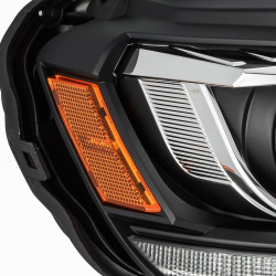 Купить Передние фары LED Ford Ranger 2019-2022 LED LUXX серия черные AlphaRex AHL-FR16-PL-SA-B