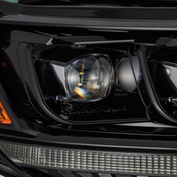 Купить Передние фары Ford Ranger 2019-2022 LED NOVA серия цвет Alpha-Black AlphaRex AHL-FR16-N-FLB