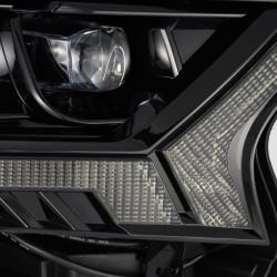 Купить Передние фары Ford Ranger 2019-2022 LED NOVA серия цвет Alpha-Black AlphaRex AHL-FR16-N-FLB