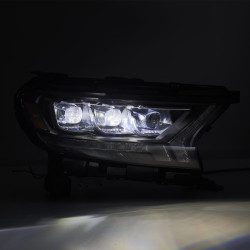 Купить Передние фары Ford Ranger 2019-2022 LED NOVA серия черные AlphaRex AHL-FR16-N-B