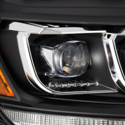 Купить Передние фары Ford Ranger 2019-2022 LED NOVA серия черные AlphaRex AHL-FR16-N-B