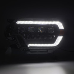 Купить Передние фары Toyota Tacoma 2012-2015 LED NOVA серия черные AlphaRex AHL-TT12-N-B