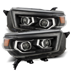 Купить Передние фары Toyota 4Runner 2010-2013 PRO серия черные AlphaRex AHL-T410-P-S-B