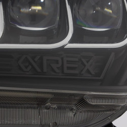 Купить Передние фары Toyota 4Runner 2010-2013 LED NOVA серия черные AlphaRex AHL-T410-N-B