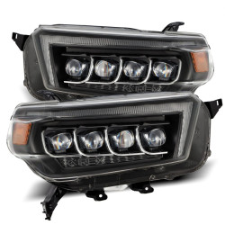 Купить Передние фары Toyota 4Runner 2010-2013 LED NOVA серия черные AlphaRex AHL-T410-N-B