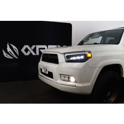 Купить Передние фары Toyota 4Runner 2010-2013 LED NOVA серия черные AlphaRex AHL-T410-N-B