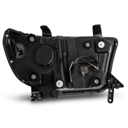 Купить Передние фары Toyota Tundra 2007-2013 LED NOVA серия цвет Alpha-Black AlphaRex AHL-TUN07-N-AA-FLB