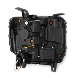 Купить Передние фары GMC Sierra 2014-2018 PRO серия черные AlphaRex AHL-GS14-P-S-B