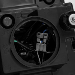 Купить Передние фары LED GMC Sierra 2014-2018 LED LUXX серия цвет Alpha-Black AlphaRex AHL-GS14-PL-SA-FLB