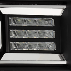 Купить Передние фары LED GMC Sierra 2014-2018 LED LUXX серия черные AlphaRex AHL-GS14-PL-SA-B