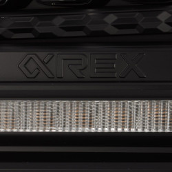 Купить Передние фары GMC Sierra 2014-2018 LED NOVA серия черные AlphaRex AHL-GS14-N-B